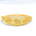 Trendy Oval CZ Bangle Bracelet