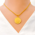 Graceful Classic Coin Pendant