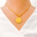 Graceful Petite Coin Pendant