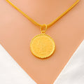 Graceful Petite Coin Pendant