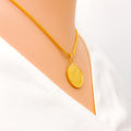 Stately Elegant Coin Pendant