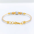 Refined Oval Wire Bracelet