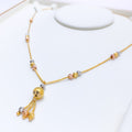 Elegant Three-Tone Necklace