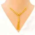 Chic Tassel Link Necklace Set