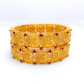 Royal Lakshmi 22k Gold Coin Bangles