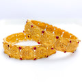 Royal Lakshmi 22k Gold Coin Bangles