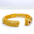 Elevated Vintage 22k Gold Engraved Bangle