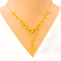 Sparkling Heart Charm Necklace Set