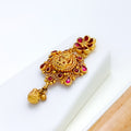 Traditional Peacock Adorned Lakshmi Set 22k Gold 