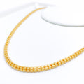 Six Sided Bead 22k Gold Chain
