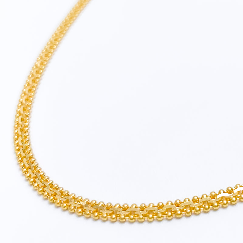 Light Flat 22k Gold Chain