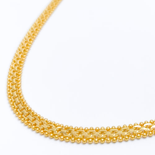 Medium Flat 22k Gold Chain