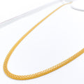 Thick Flat 22k Gold Chain