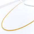 Dual Shade Fox 22k Gold Chain