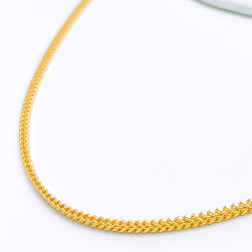 Thin Fox 22k Gold Chain