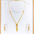 22k-gold-Unique High Finish Dangling Necklace Set