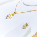 22k-gold-contemporary-floral-leaf-set