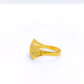 Modern High Finish 22k Gold Ring