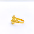 Luscious Wired Leaf Ring