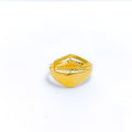 Mod Bright Triangle Ring