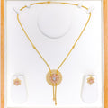 Sophisticated Contemporary Floral Necklace Set