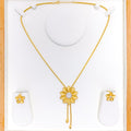 Bold Blooming Sun Flower Necklace Set