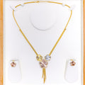 Upscale Delightful Clover Necklace Set