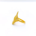 Magnificent Asymmetrical Gold 22k Ring