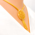 22k-gold-radiant-round-mesh-cz-necklace-set