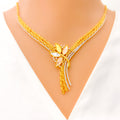 22k-gold-sparkling-leaf-cz-necklace-set