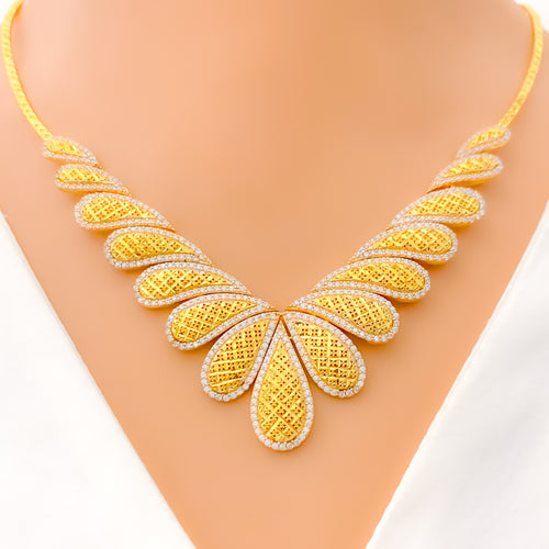 22k-gold-shimmering-paisley-drop-cz-necklace-set