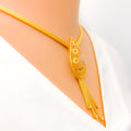 22k-gold-dazzling-drop-cz-necklace-set