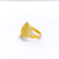 Refined Marquise Jali Ring