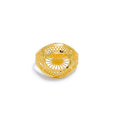 Decorative Spiral Accented Ring