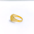 Contemporary Netted Flame Ring