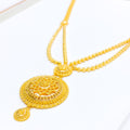 22k-gold-magnificent-reflective-round-floral-long-set