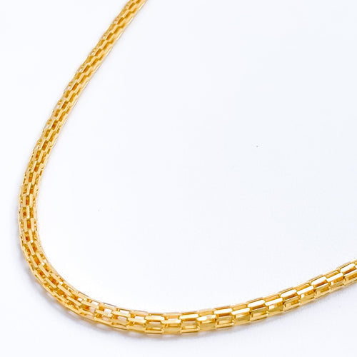 Fancy Gold Chain - 18", 20", 22" 22k Gold 