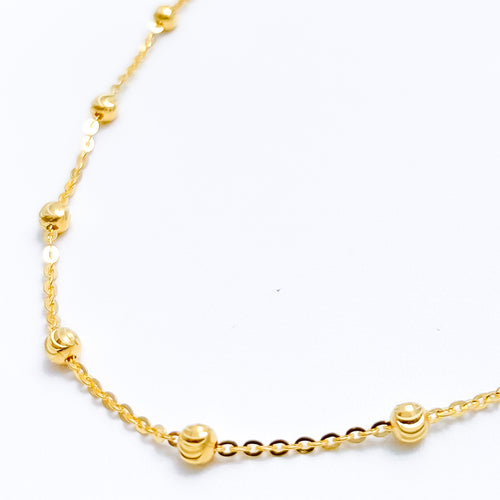 Chic Orb Chain - 18", 20", 22" 22k Gold