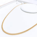 Two-Tone Link Chain - 18", 22", 24" 22k Gold