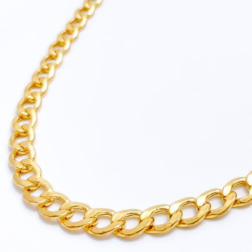 Bold Link Chain - 20", 22", 24" 22k Gold