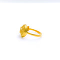 22k-gold-evergreen-clover-mesh-cz-ring