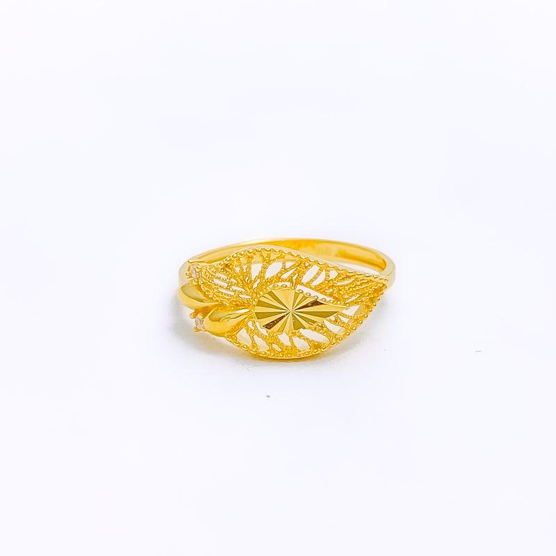 22k-gold-stately-striped-leaf-cz-ring