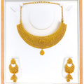 22k-gold-classic-ornate-leaf-accented-choker-set