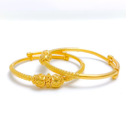 22k-gold-fancy-engraved-baby-bangles