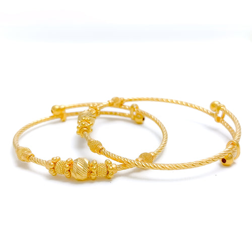 22k-gold-upscale-beadwork-baby-bangles