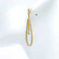 Dazzling Dangling Open Drop Diamond Earrings