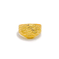 Modest Chic Zigzag Ring