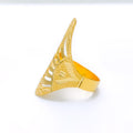 Jazzy Feathered Ring