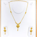 22k-gold-Beautiful Detailed Multi-bead Necklace Set