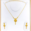 22k-gold-Iconic Jali Dome Necklace Set